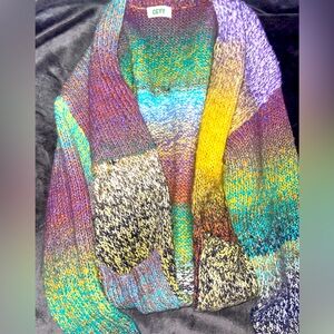 CGYY 5% wool multicolored cardigan